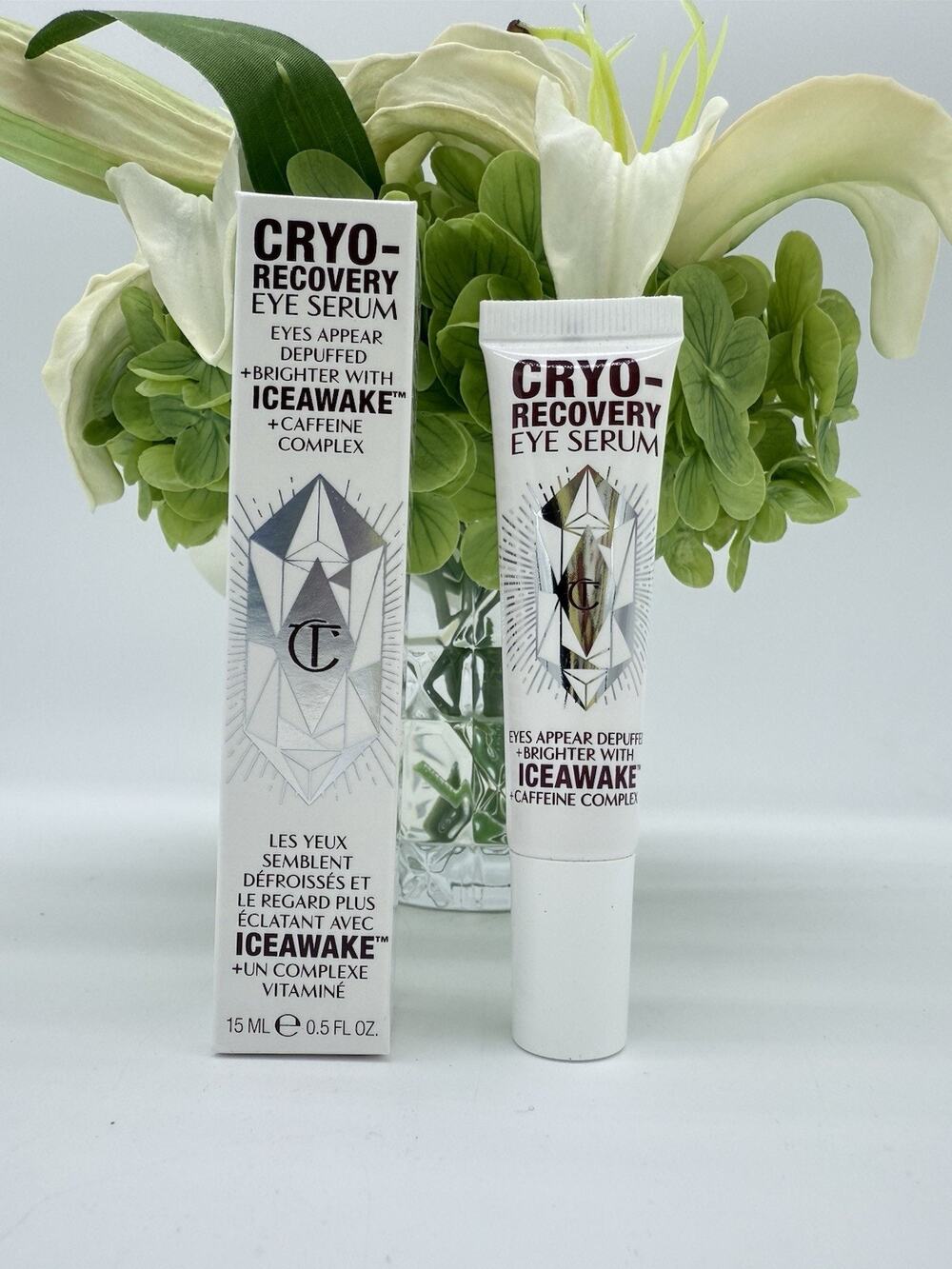 Charlotte Tilbury Cryo Recovery Depuffing Brightening Eye Serum 0.5oz / 15ml